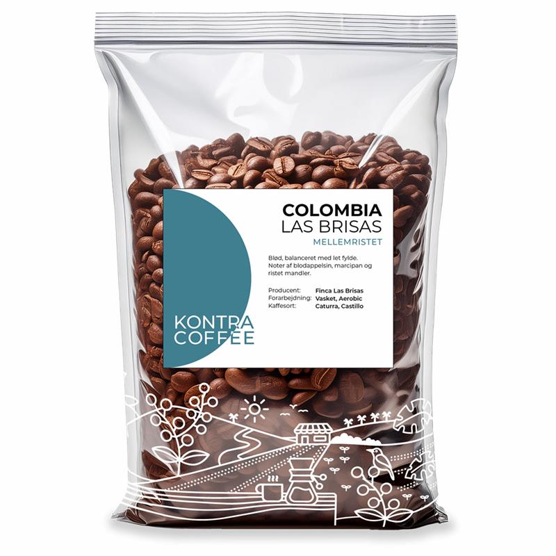 Colombia Las Brisas mellemristet (Colombia) 1kg